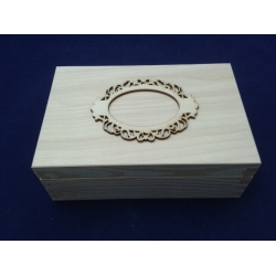 SKLEJKA #3mm Ornament 10x7,5cm , ramka ozdobna (3), ażurowa